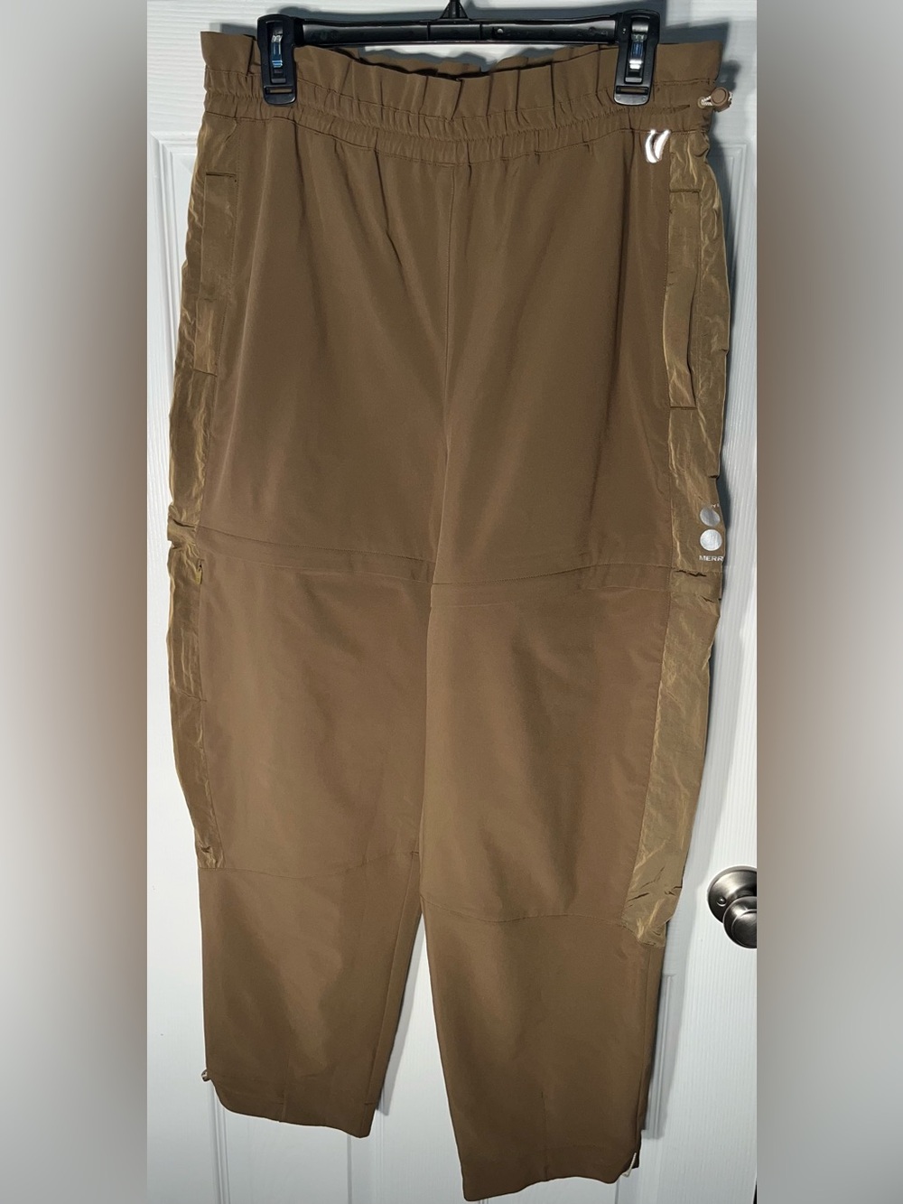 Women’s Merrell Ascend Convertible Hiking Pants Sweaty Betty Zip Off Legs 10